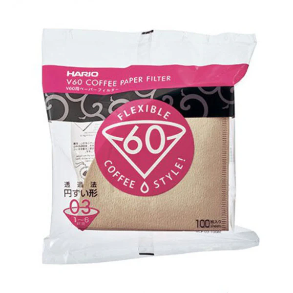 Hario V60 Paper Filters - Natural - Image 2